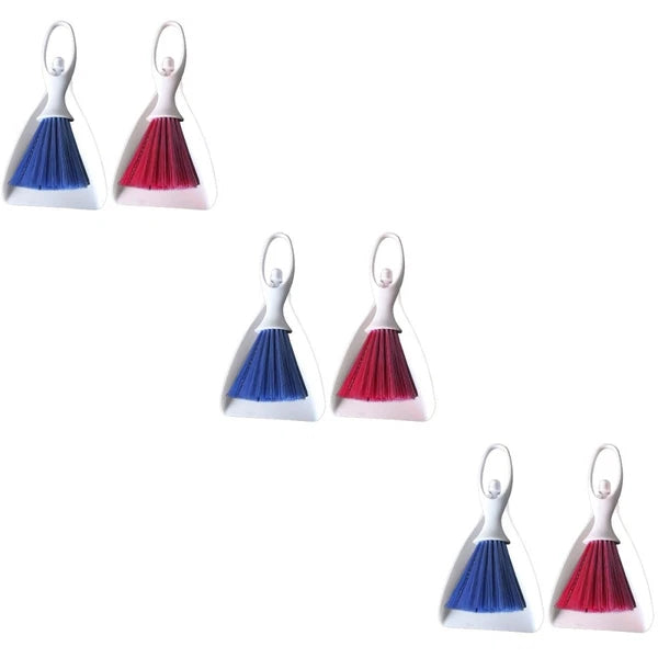 6 Sets Handy Mini Broom and Kusthang Set Beautiful-