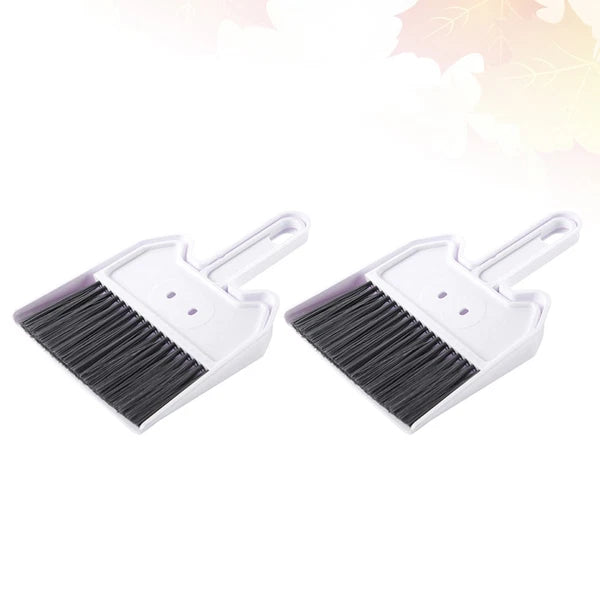 2 Sets Keyboard Cleaning Brush Child Mini Broom With Dustpan And-