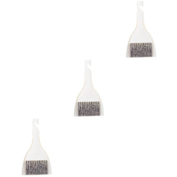 3 Sets Mini Dustpan Broom Desktop Small Cleaner House Cleaning Tools Tabletop
