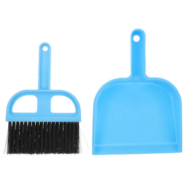 3 Sets Climb The Box and Clean Broom Travel Mini Dustpan Hamster Cleaner