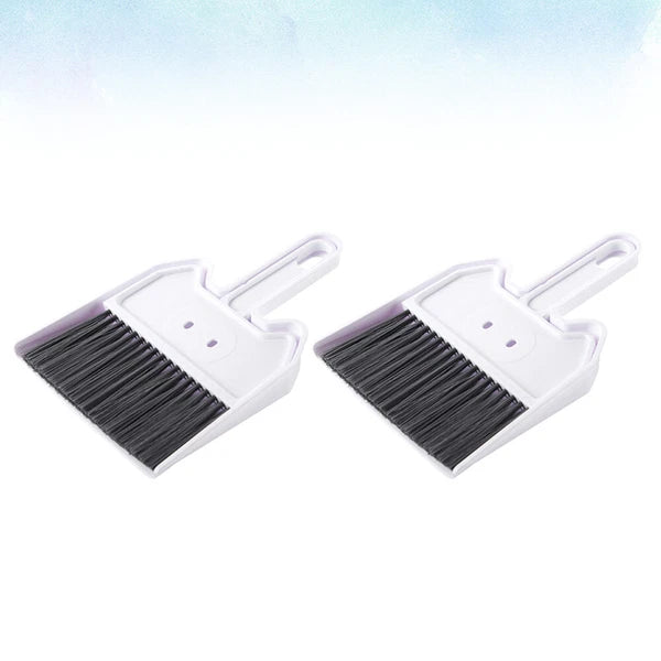 2 Sets Keyboard Cleaning Brush Mini Broom With Dustpan Child-