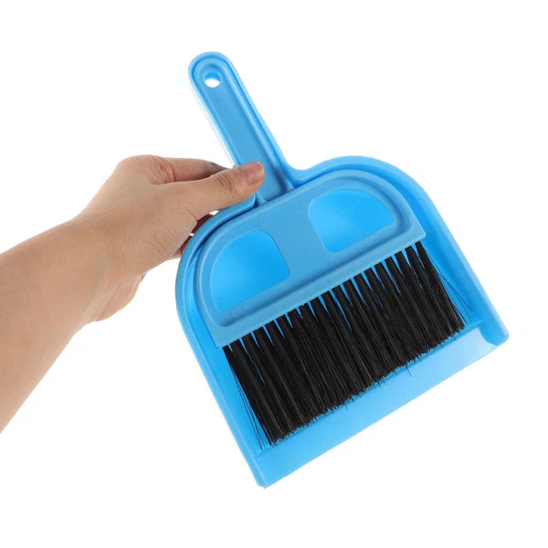 3 Sets Climb The Box and Clean Broom Travel Mini Dustpan Hamster Cleaner