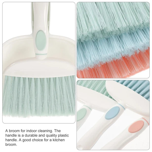 3 Sets Cleaning Kit Toddler Household Tools Mini Hand Broom Dustpan