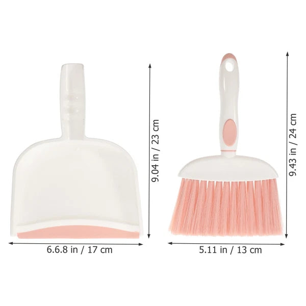 3 Sets Cleaning Kit Toddler Floor Dust Brush Mini Hand Broom Dustpan