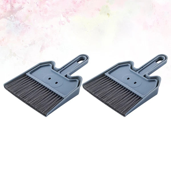2 Sets Keyboard Cleaning Brush Small Hand Broom And Dustpan-