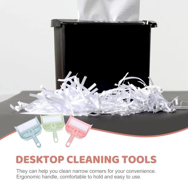 6 Sets Cleaning Artifact Set Broom With Shovel Kids Broom Dustpan-