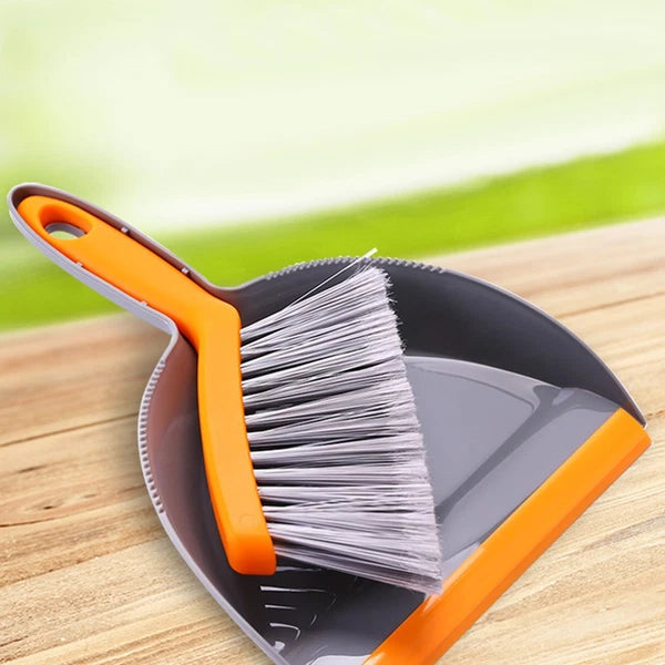2 Count Mini Broom Set Mini Cleaning Brush Hand Broom And Dustpan-