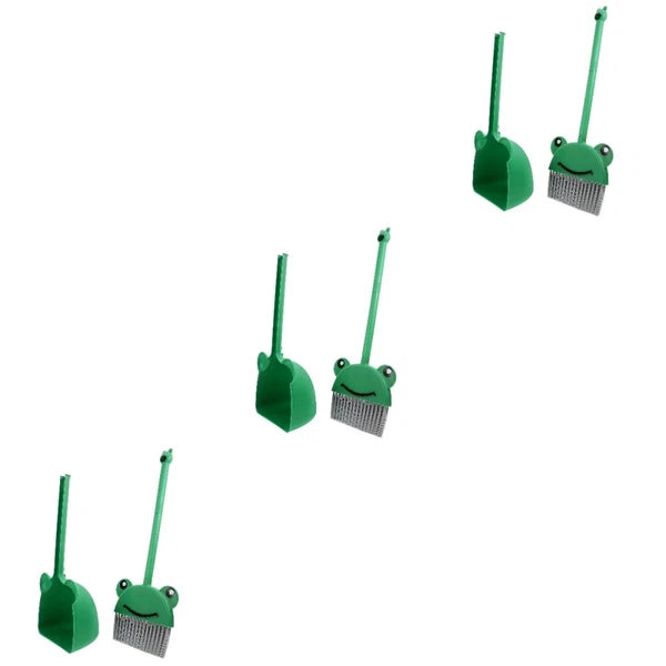 3 Sets Soft-haired Broom Child Baby Dustpan and Brush Home Kid's