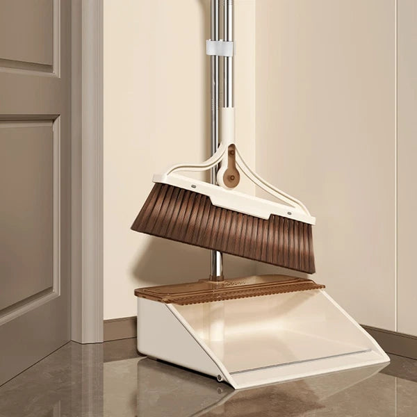 2pcs Double Pipe Clip Dustpan-Broom Coupling Clip Cleaning Set Connector