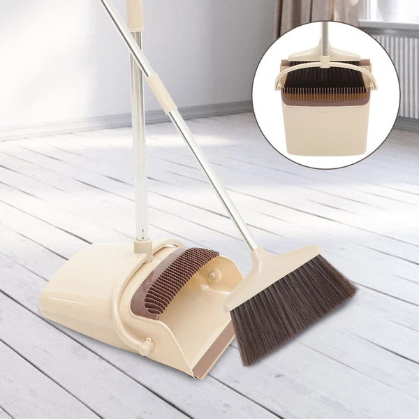 Broom Dustpan Set Office Broom Set For Home House Cleaning Kit-