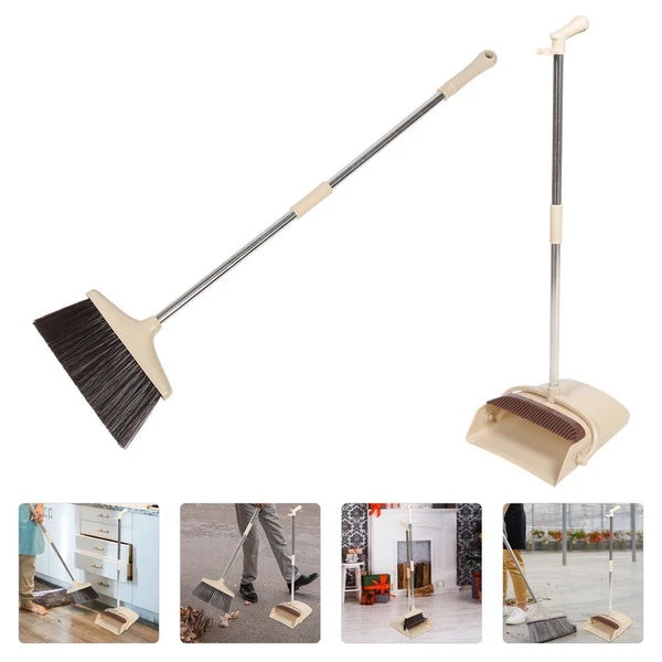 Broom Dustpan Set Office Floor Sweeper Small Brushes for Cleaning