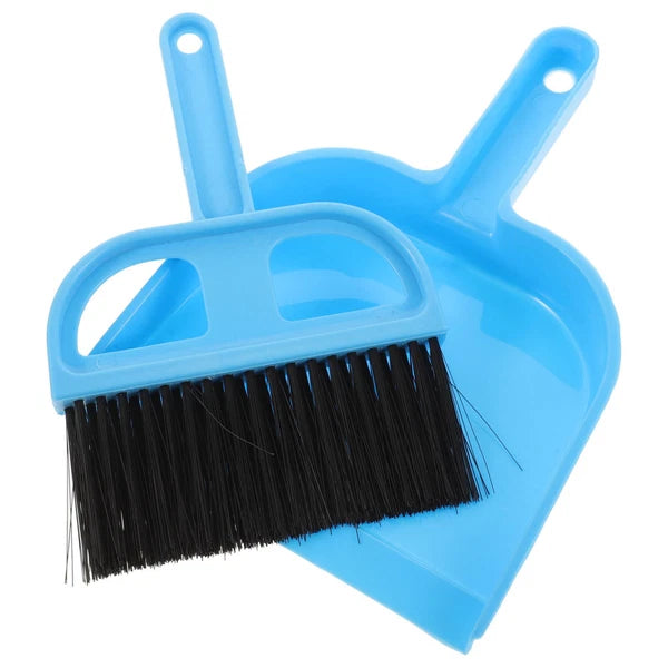 3 Sets Climb The Box and Clean Broom Travel Mini Dustpan Hamster Cleaner