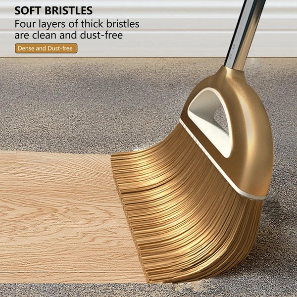Brooms and Dustpans Sets Dust Pan and Broom with Long Handle Floor Cleaning Set