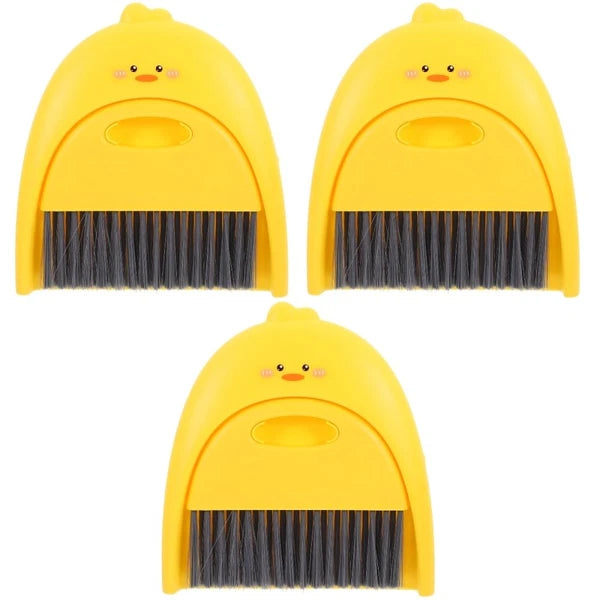3 Sets Cleaning Broom Dustpan Table Brush Dining Table Sweeper-