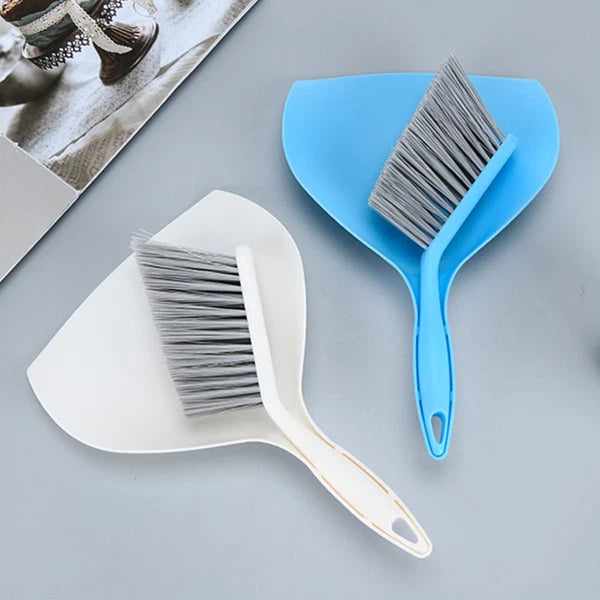 3 Sets Desktop Cleaning Kit Broom with Dust Pan Supplies for The