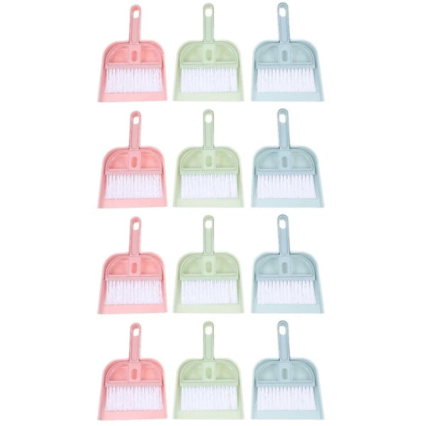 6 Sets Cleaning Artifact Set Broom With Shovel Small And Dustpan-
