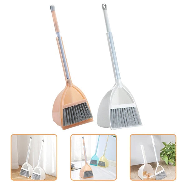 4 Pcs Small Broom and Dustpan Set Child Cleaning Toys for Kids Children