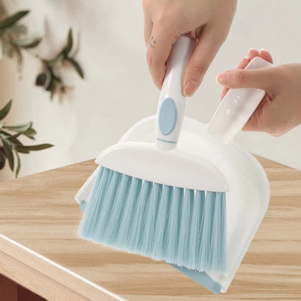 3 Sets Cleaning Kit Toddler Household Tools Mini Hand Broom Dustpan