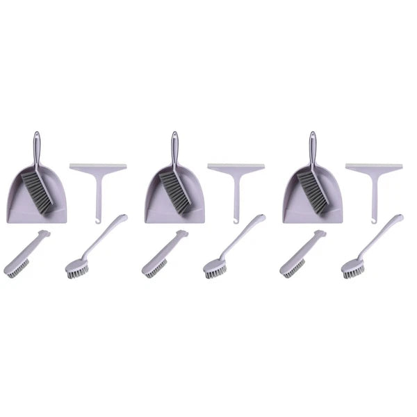 3 PCS Broom Dustpan Child Small Cleaning Brush for Desk Mini Hand Brushes