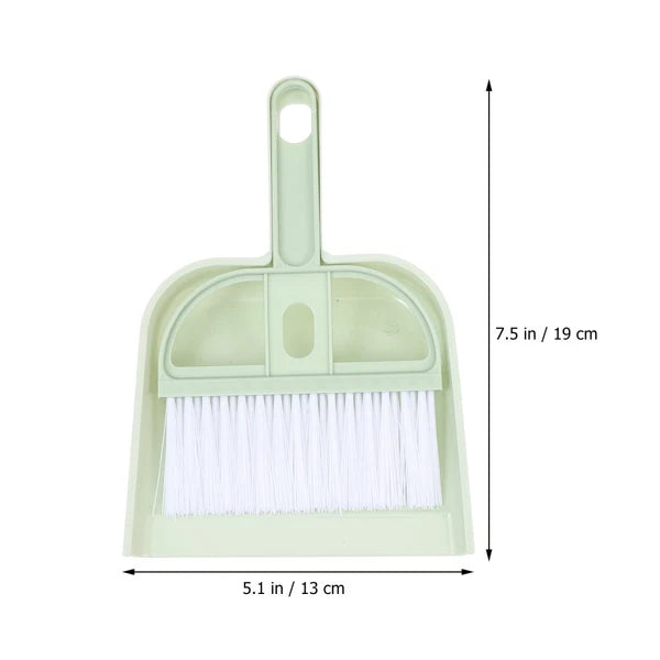 6 Sets Cleaning Artifact Miniature Brush and Dustpan Bulk Desktop Broom