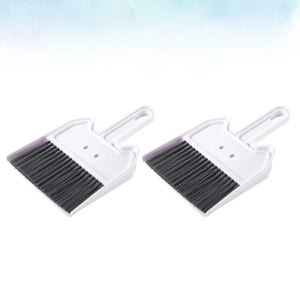 2 Sets Keyboard Cleaning Brush Child Small Hand Broom Dustpan Desktop Removal