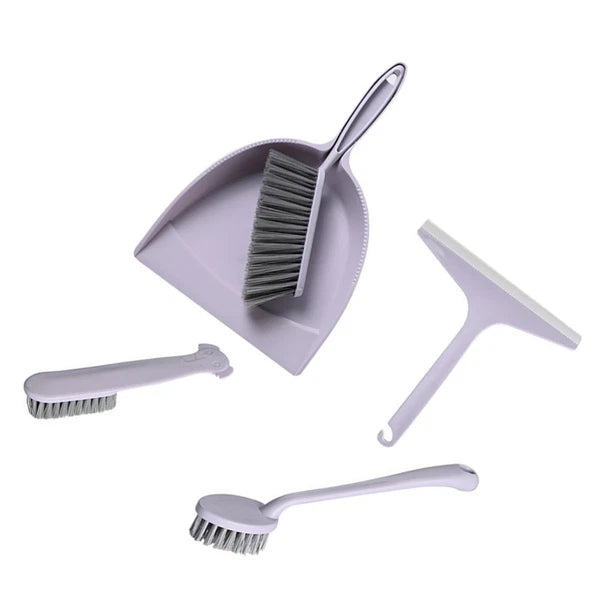 3 PCS Broom Dustpan Child Mini Table Brush Small Cleaning for Desk