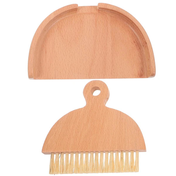 2 Sets Keyboard Cleaning Broom, Dustpan, Table Brush Set, Dining Table,-