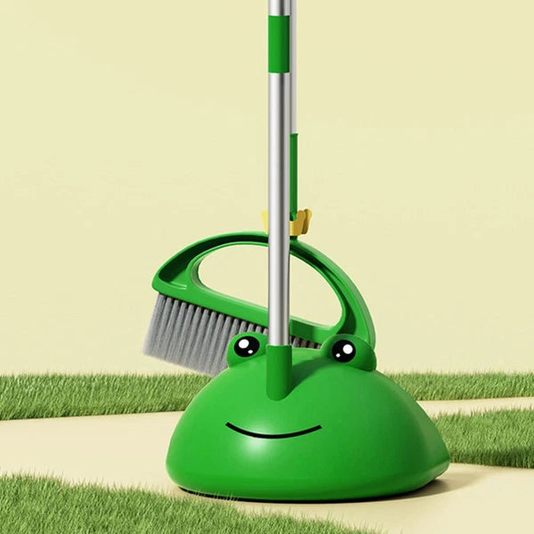Children's Broom Set Baby Student with Dustpan Kit Home Cleaning Supplies