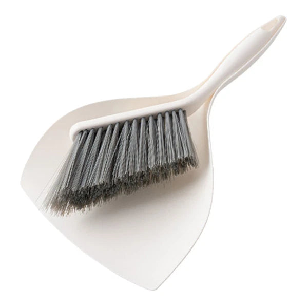 2 Sets Desktop Cleaning Kit Crevice Brushes for Household Broom Dust Pan