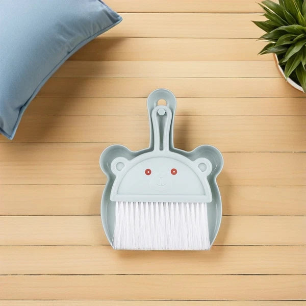 6 Sets Desktop Cleaning Broom Mini Dust Pan and Brush Handheld Duster