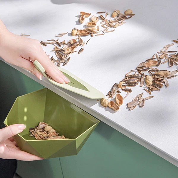 2 Sets Mini Broom Child Toddler Table Dustpan and Brush Portable