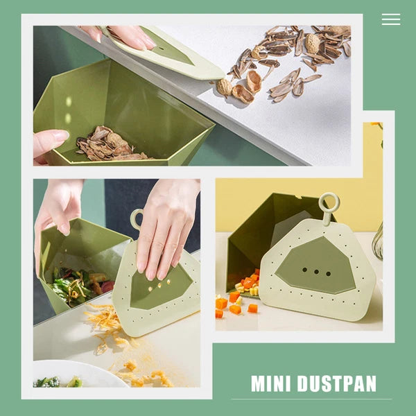 2 Sets Mini Broom Child Toddler Table Dustpan and Brush Portable