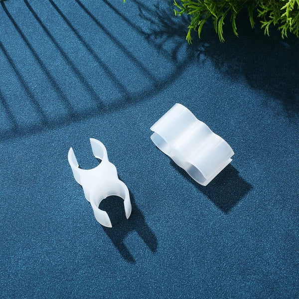 2pcs Double Pipe Clip Dustpan-Broom Coupling Clip Cleaning Set Connector