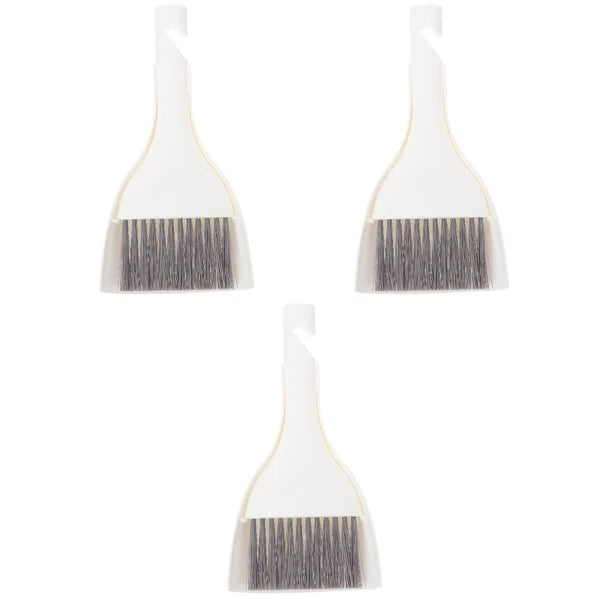 3 Sets Mini Dustpan Broom Table Cleaning Kit Small Hand Brush for