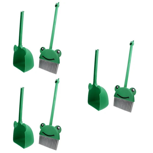 3 Sets Soft-haired Broom Child Baby Dustpan and Brush Home Kid's