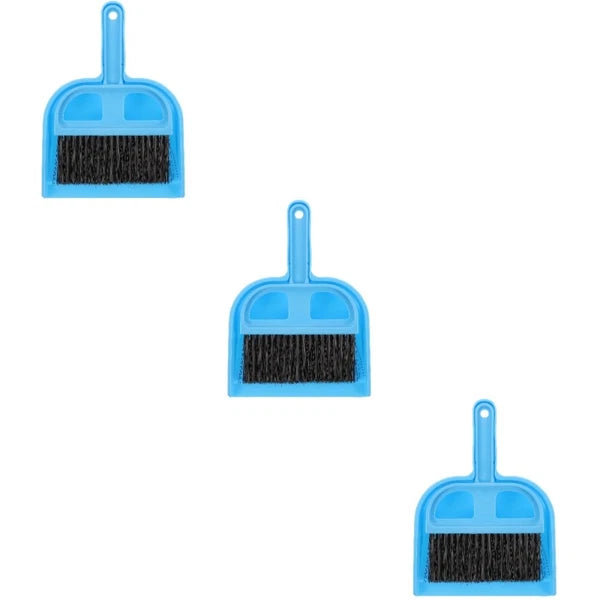 3 Sets Climb The Box and Clean Broom Travel Mini Dustpan Hamster Cleaner