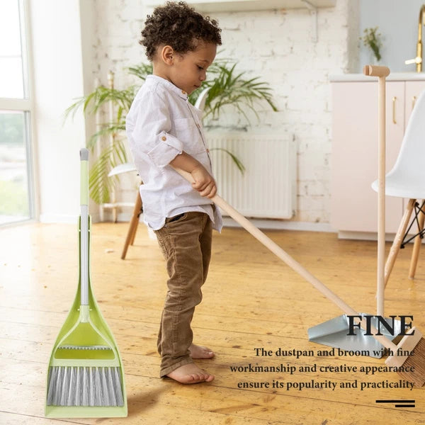 Children's Broom Set Baby Toddler Kindergarten Cleaning Small Dustpan Cute
