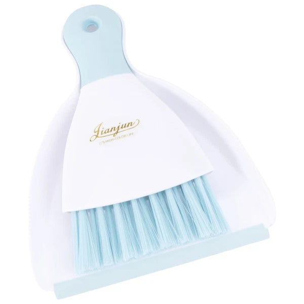 2 Pieces Convenient Small Dustpan Set Desktop Cleaner Household Supplies