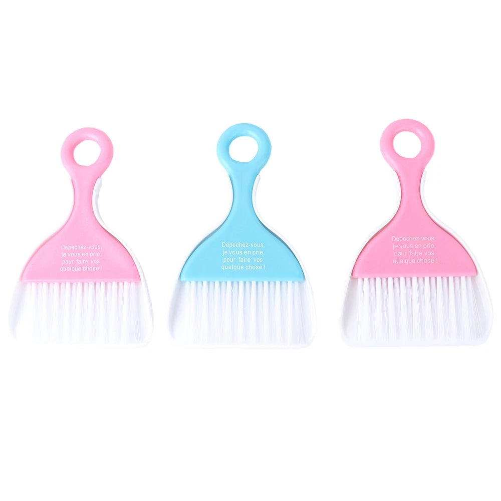 Set of 2 Cleaning Kit Computer Mini Broom and Duster for Keyboard Brush
