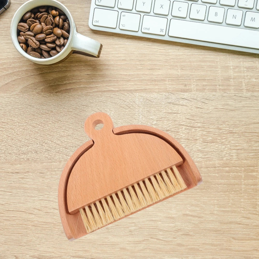 Desktop Cleaning Brush Set Dusting and Dustpan Dad Toddler Multi-function Mini