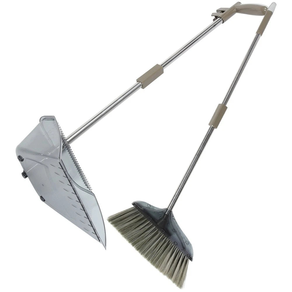 Soft Broom Sweeping Travel Office House Cleaning Kit and Dustpan