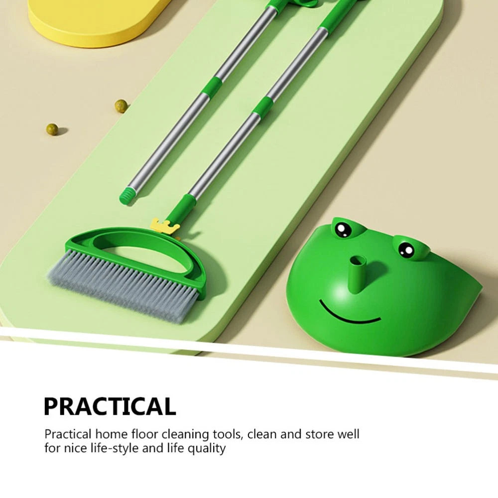 Children's Broom Set Toddler Baby Cleaning Tool Floor Dust Brush