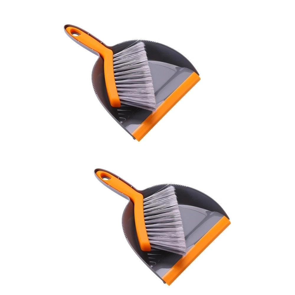 2 Count Mini Broom Set Household Cleaning Tools Dustpan And-