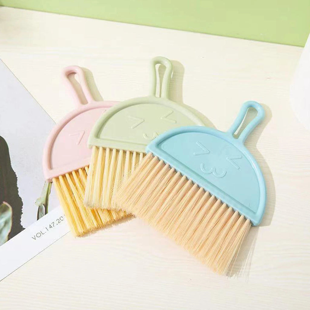 Mini Hand Broom and Dustpan Set Small Dust Pans with Brush Set Desktop Cleaning