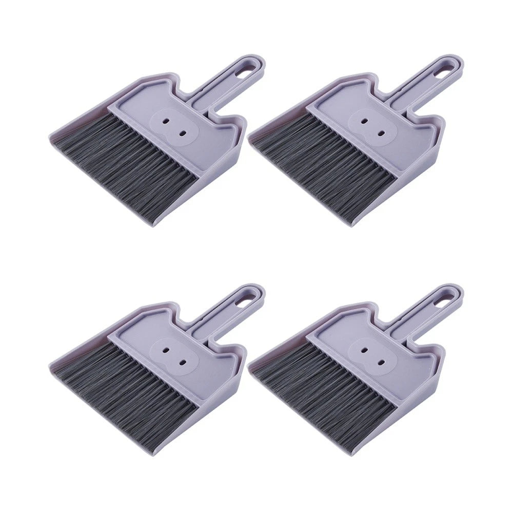 Set of 2 Keyboard Cleaning Brush Broom Dust Remover Handheld Dustpan