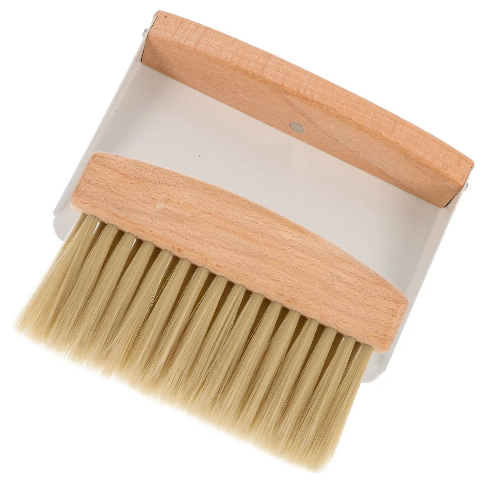 Cleaning Brush Desktop Kit Office Travel Broom Set Small Dustpan for Kids
