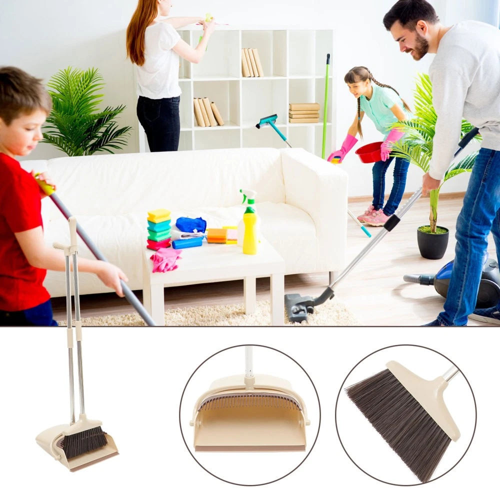 Broom Dustpan Set Office Garbage Small Brushes for Cleaning