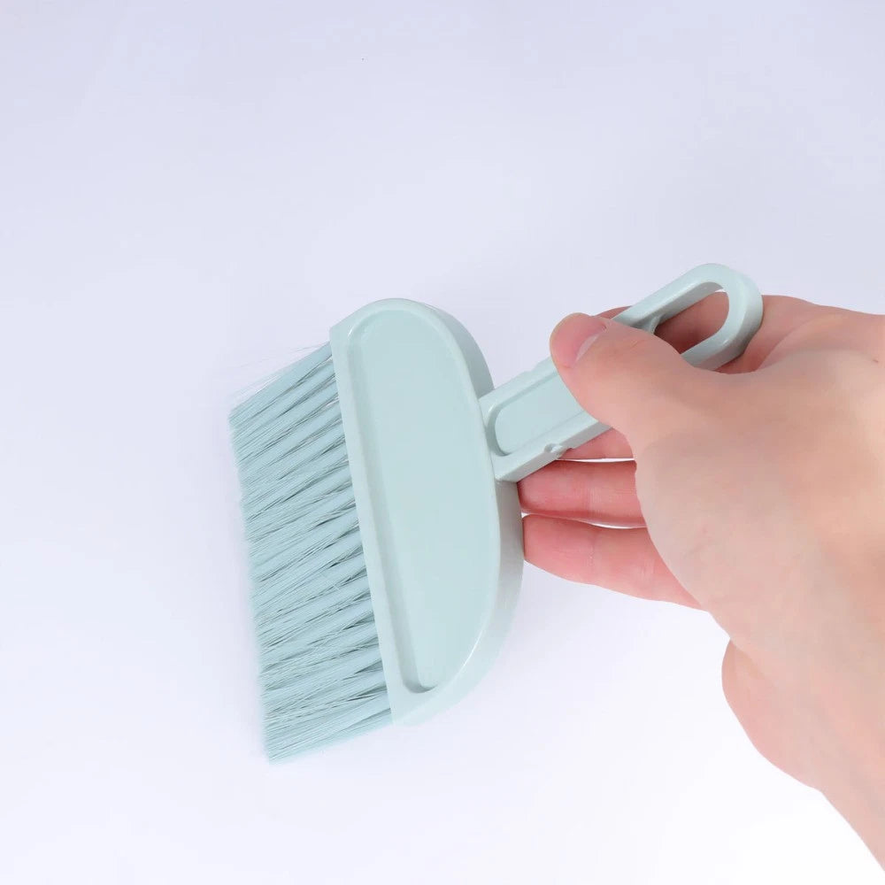 Set of 2 Mini Dustpan Broom Hand Brush Hamster Cage Cleaning Kit