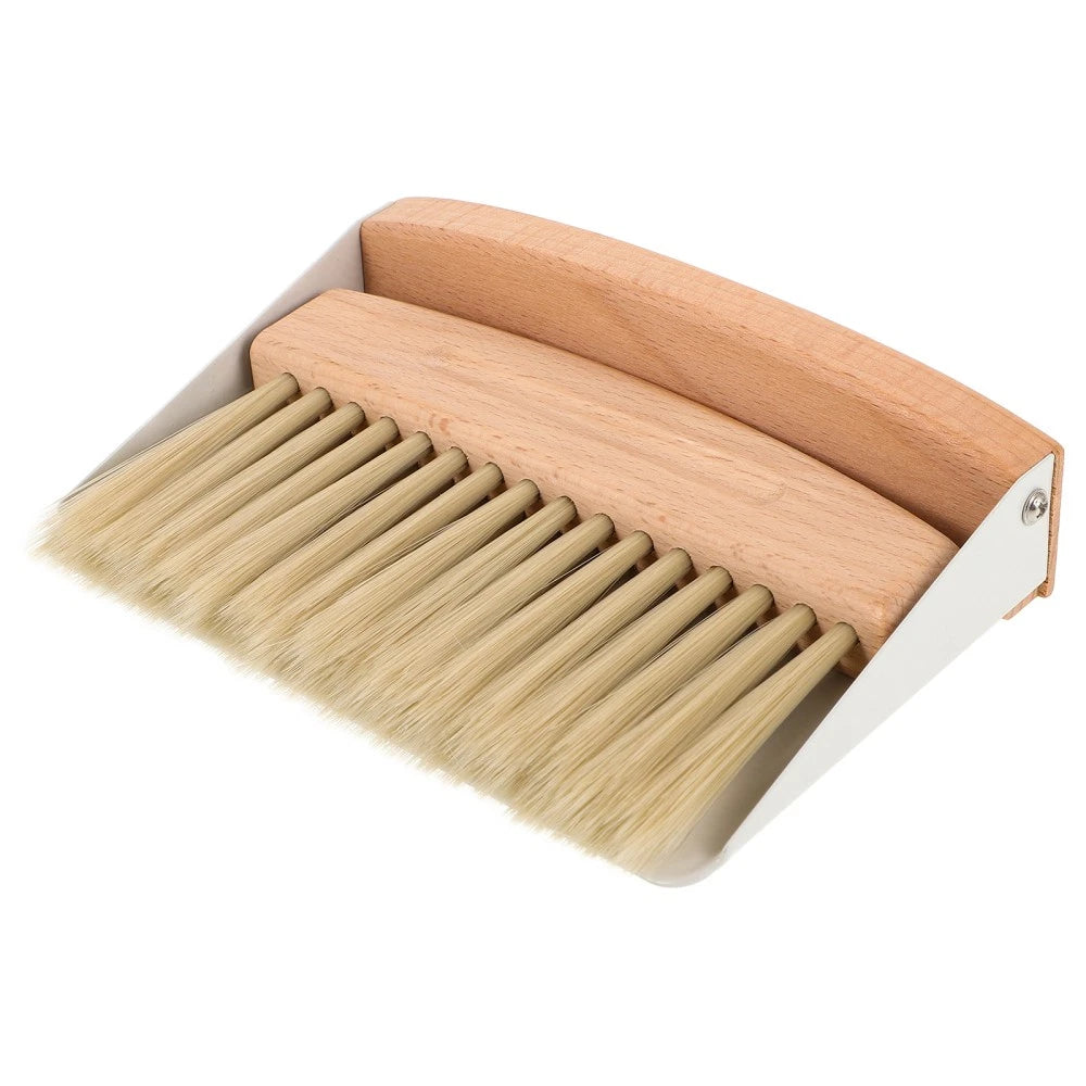 Cleaning Brush Desktop Kit Office Travel Broom Set Small Dustpan for Kids