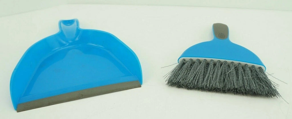 Mini Broom and Dustpan Set Blue